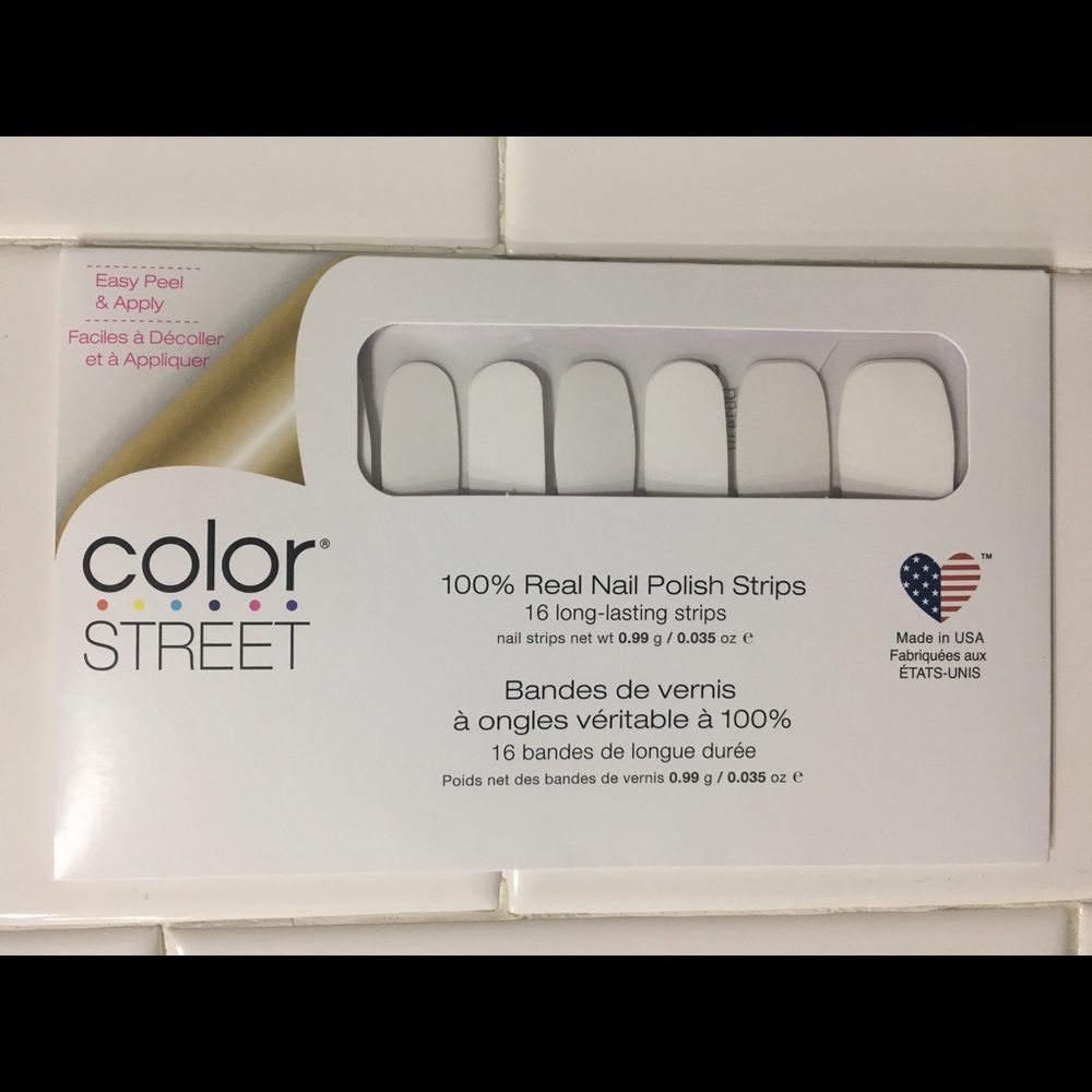 Color Street Swiss and Tell Nails